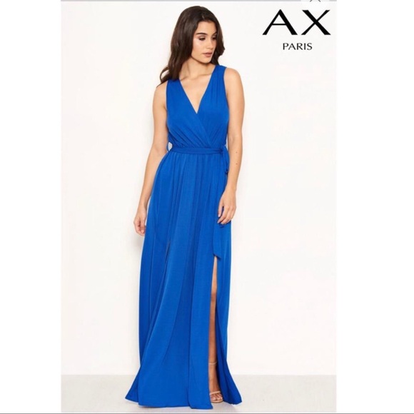 AX Paris Blue Maxi Dress - Picture 9 of 12